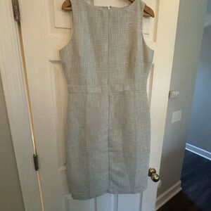 Ann Taylor Factory Tweed Sheath Dress | Icy Mint | Size 10